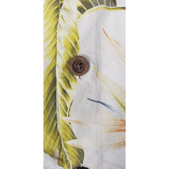 Tommy Bahama Shirt Mens 3XT 100% Silk Hawaiian Aloha Floral Button Tropical - Picture 4 of 11